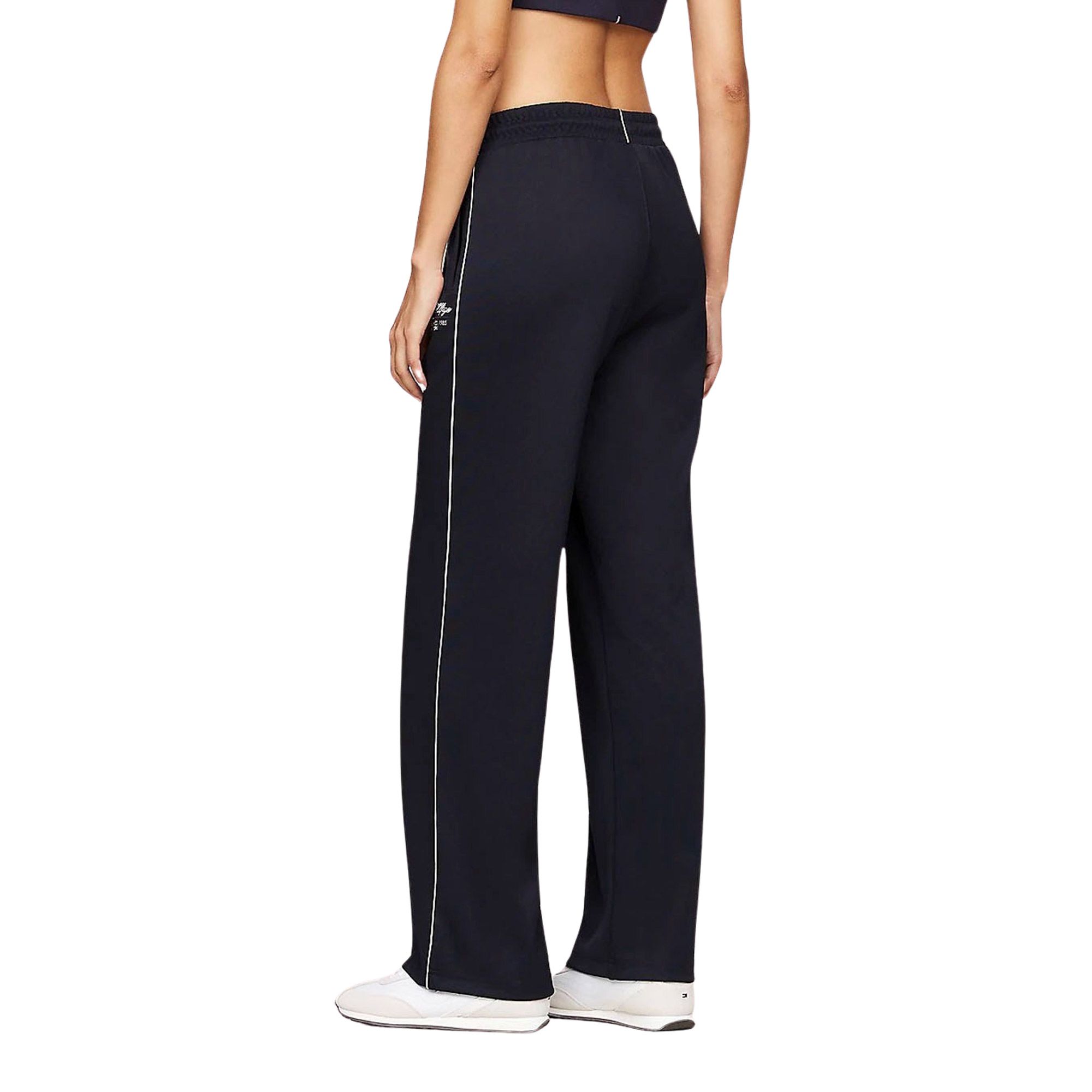 Tommy Hilfiger Script Wide Trackpants Women | Plutosport